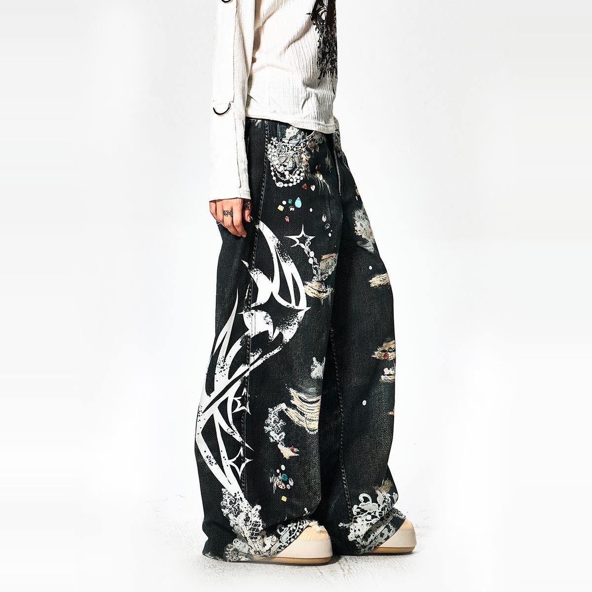 Faychui "Dekay Gem Ruinz" Denim Jeans