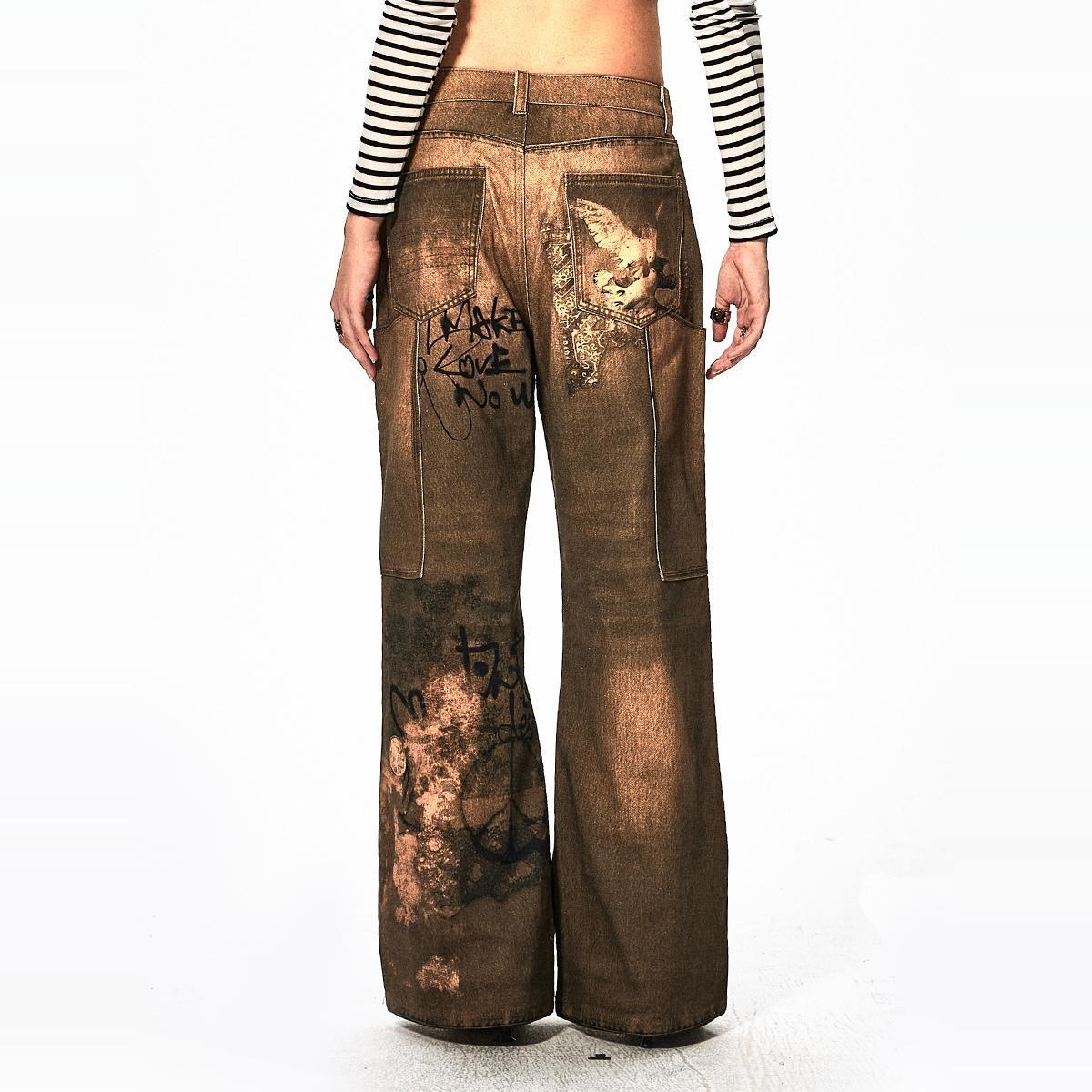 DND4DES "Deconstructed Logging" Denim Jeans