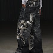 DND4DES "Python Music Festival" Flared Jeans