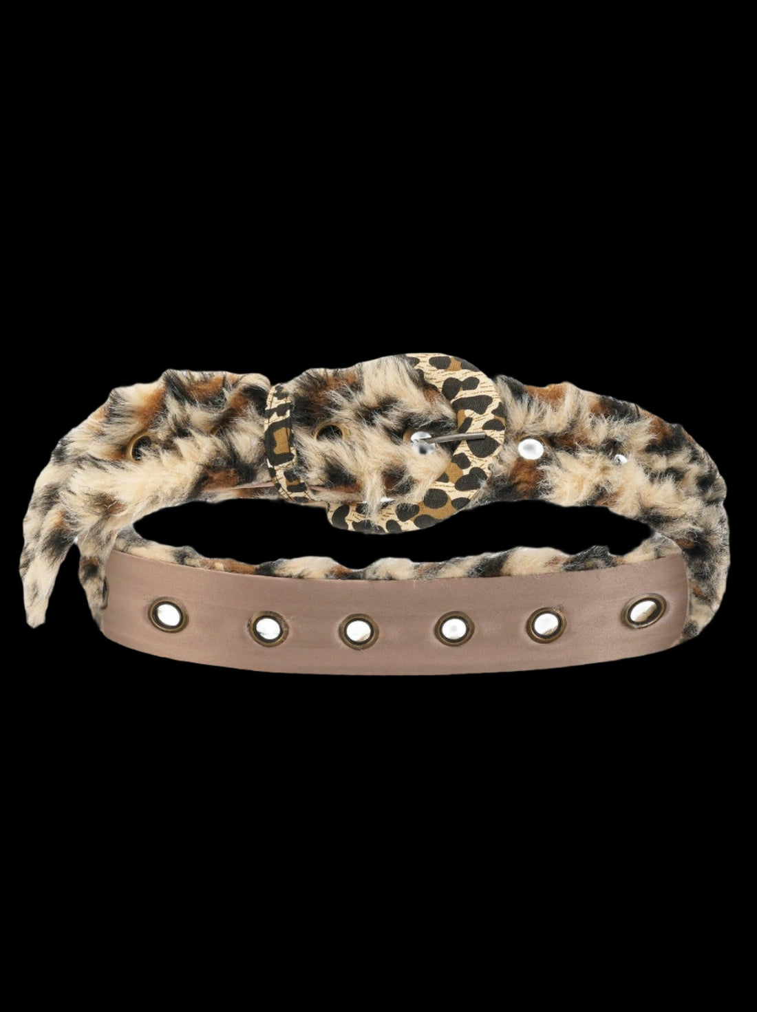 Shibuya Leopard Print Belt