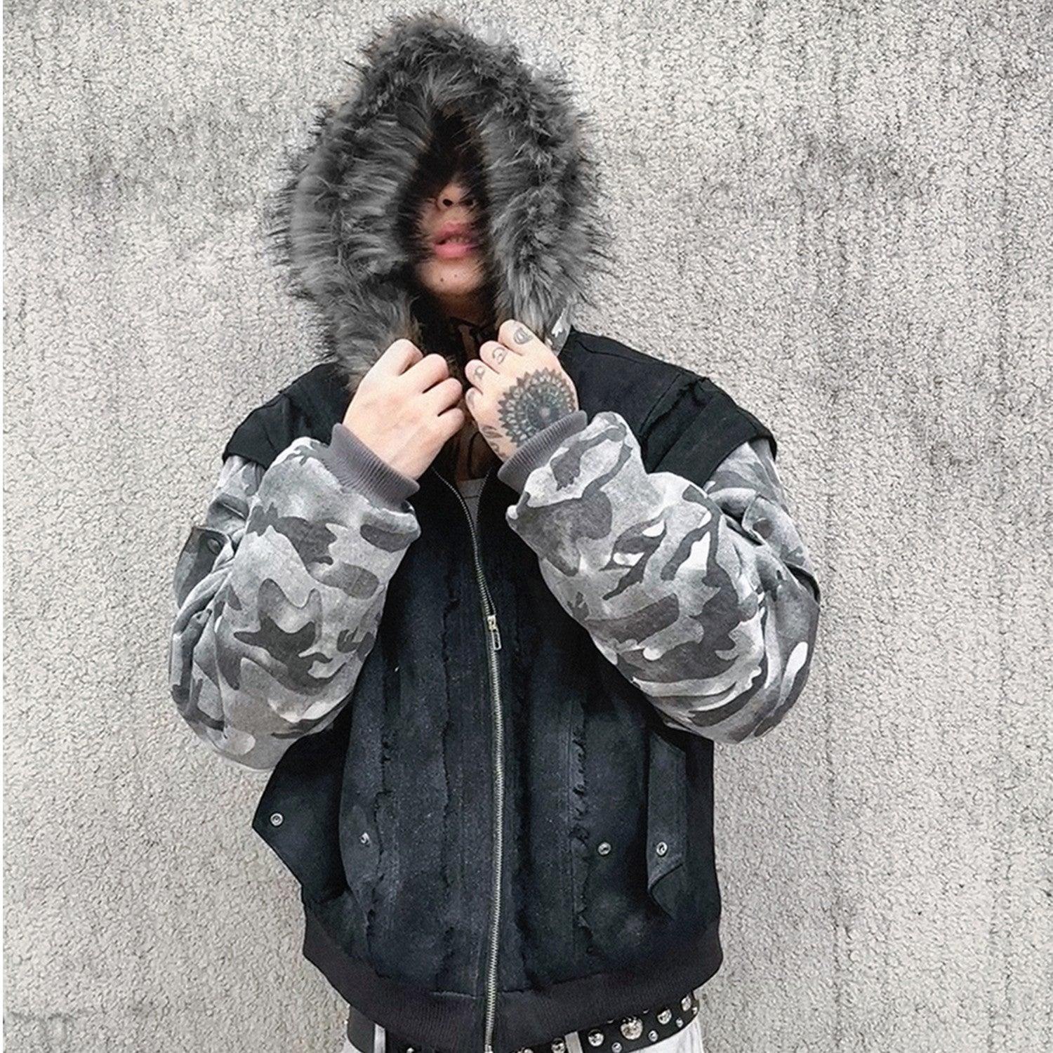 "Cyrus Empire" Lost Front Camo Jacket Bomber