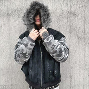"Cyrus Empire" Lost Front Camo Jacket Bomber