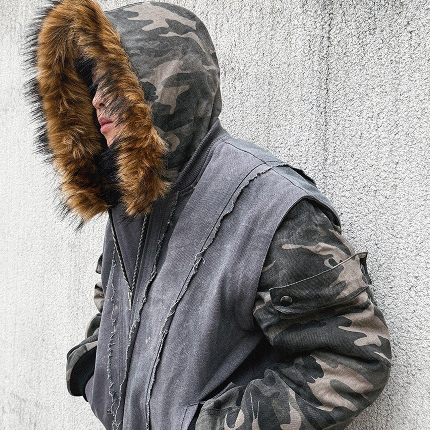 "Cyrus Empire" Lost Front Camo Jacket Bomber