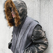 "Cyrus Empire" Lost Front Camo Jacket Bomber