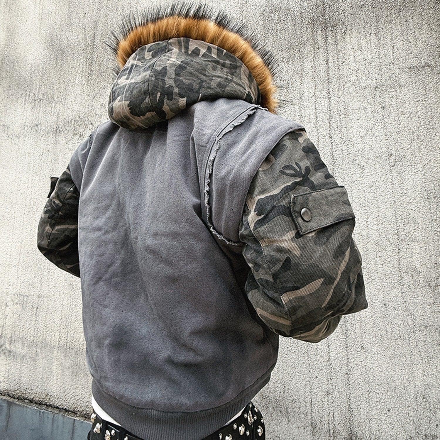 "Cyrus Empire" Lost Front Camo Jacket Bomber