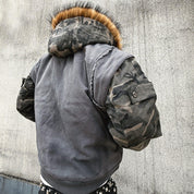 "Cyrus Empire" Lost Front Camo Jacket Bomber