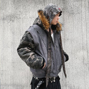 "Cyrus Empire" Lost Front Camo Jacket Bomber