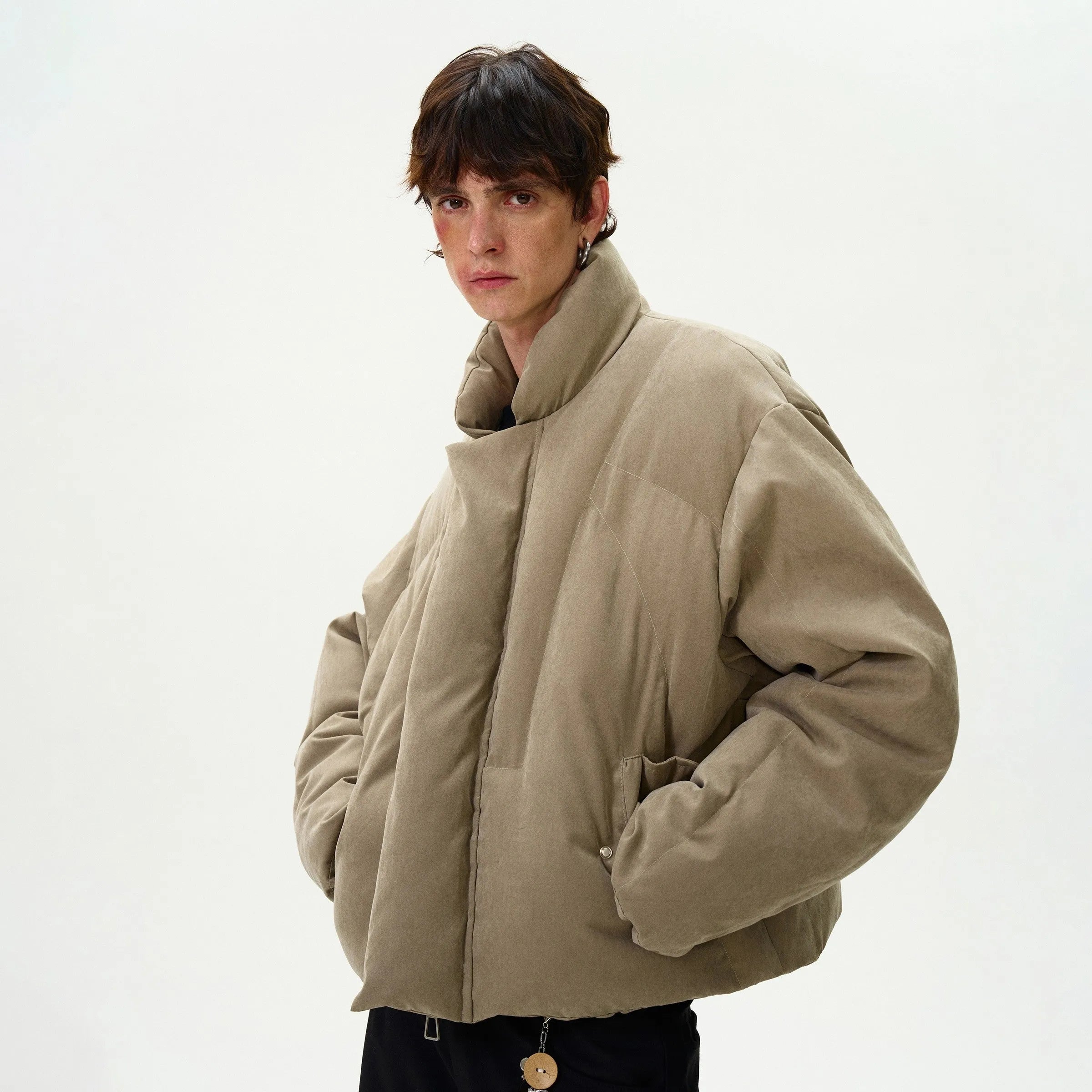 "Jo$hua" Brushed Cotton Armor Coat
