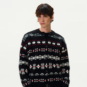Fair Knitted Cardigan Jacquard Sweater