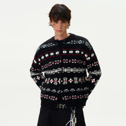 Fair Knitted Cardigan Jacquard Sweater
