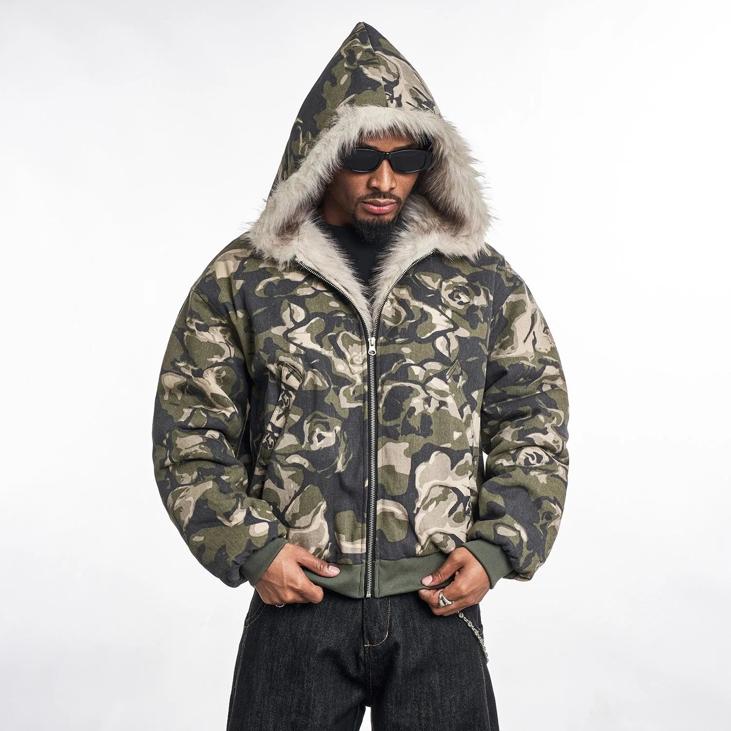 MT99 Retro Cotton Camo Bear Jacket