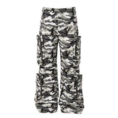 Multi Pocket Camouflage Pants