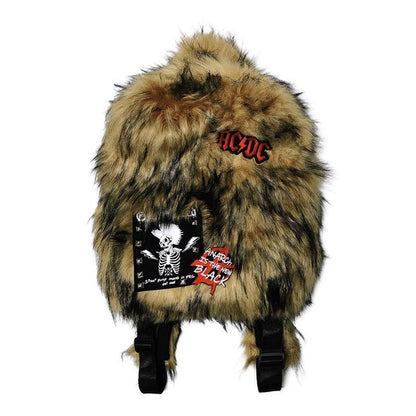 Rock Punk Plush Backpack