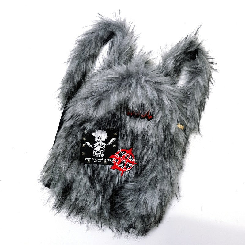 Rock Punk Plush Backpack