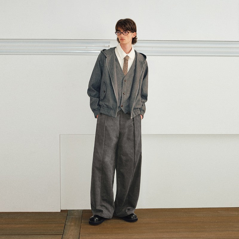 Pleated Casual Trousers