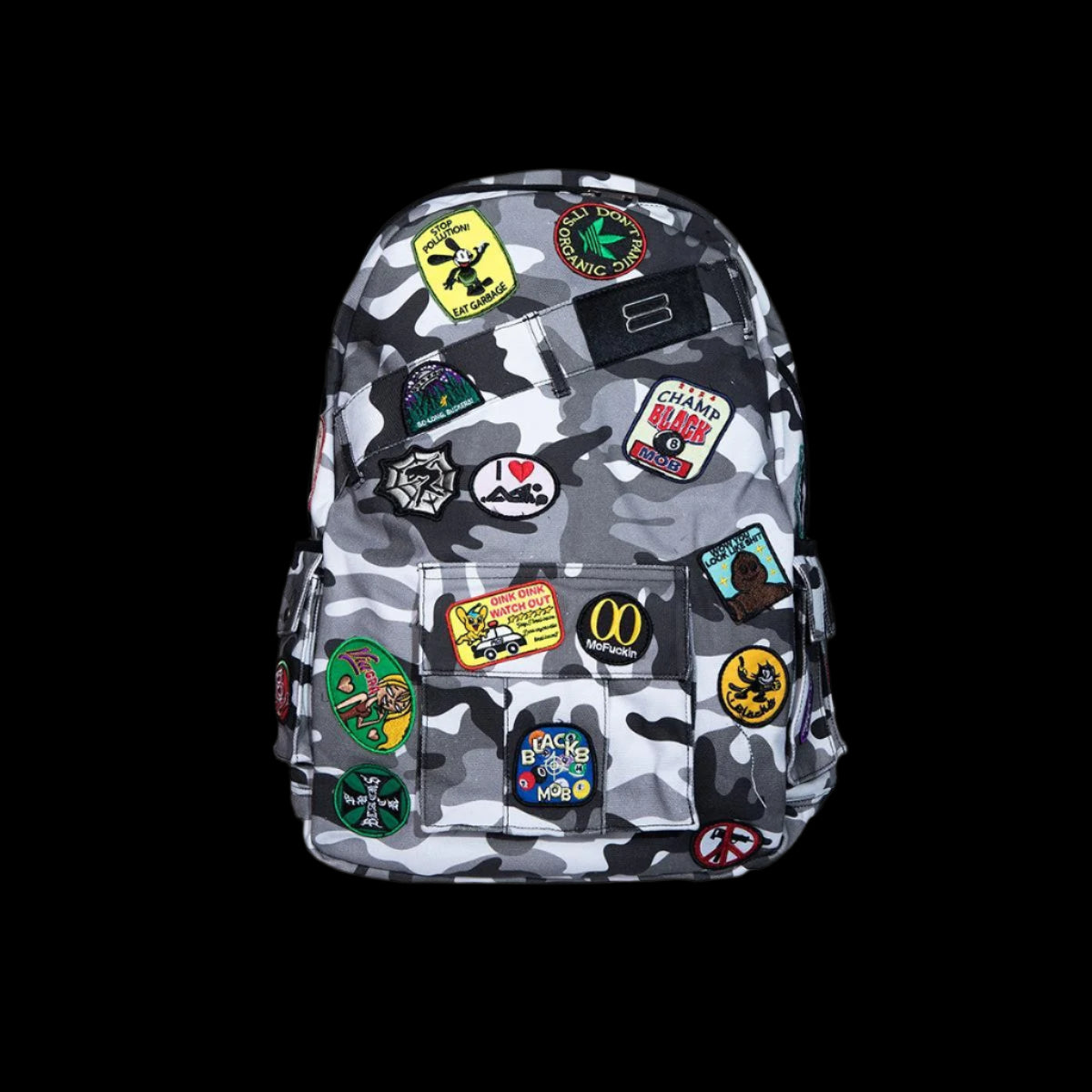 Camouflage Badge Backpack