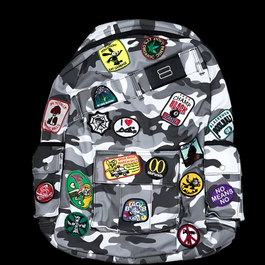 Camouflage Badge Backpack