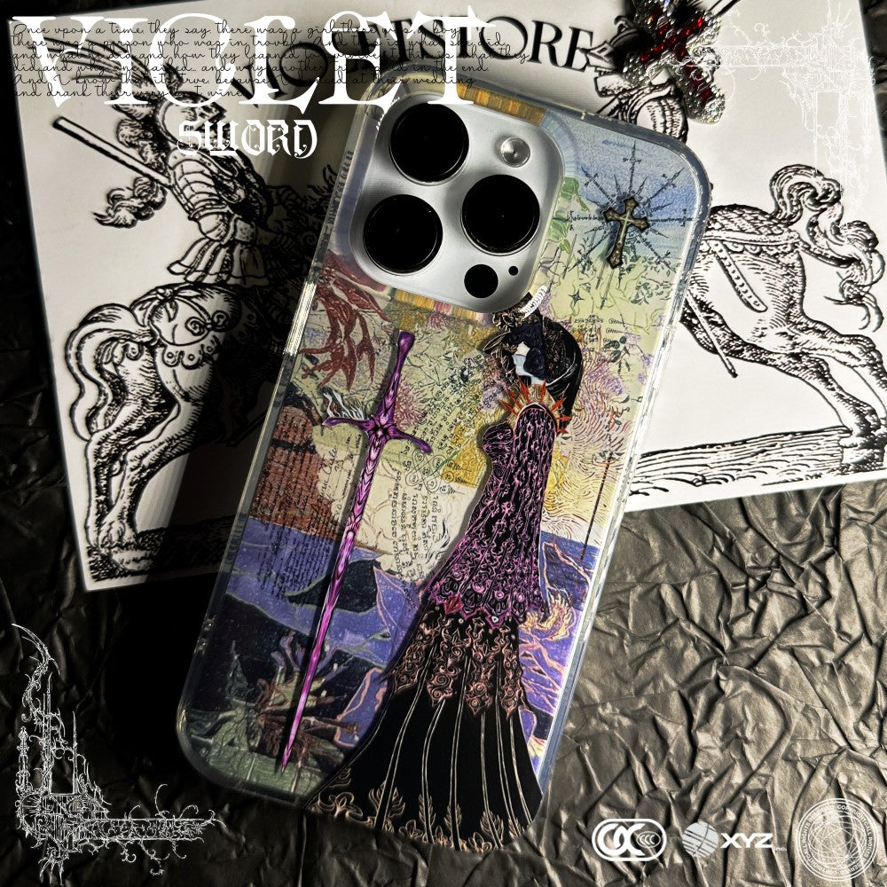 "Story Of Violet " third generation Spliced Phone Case