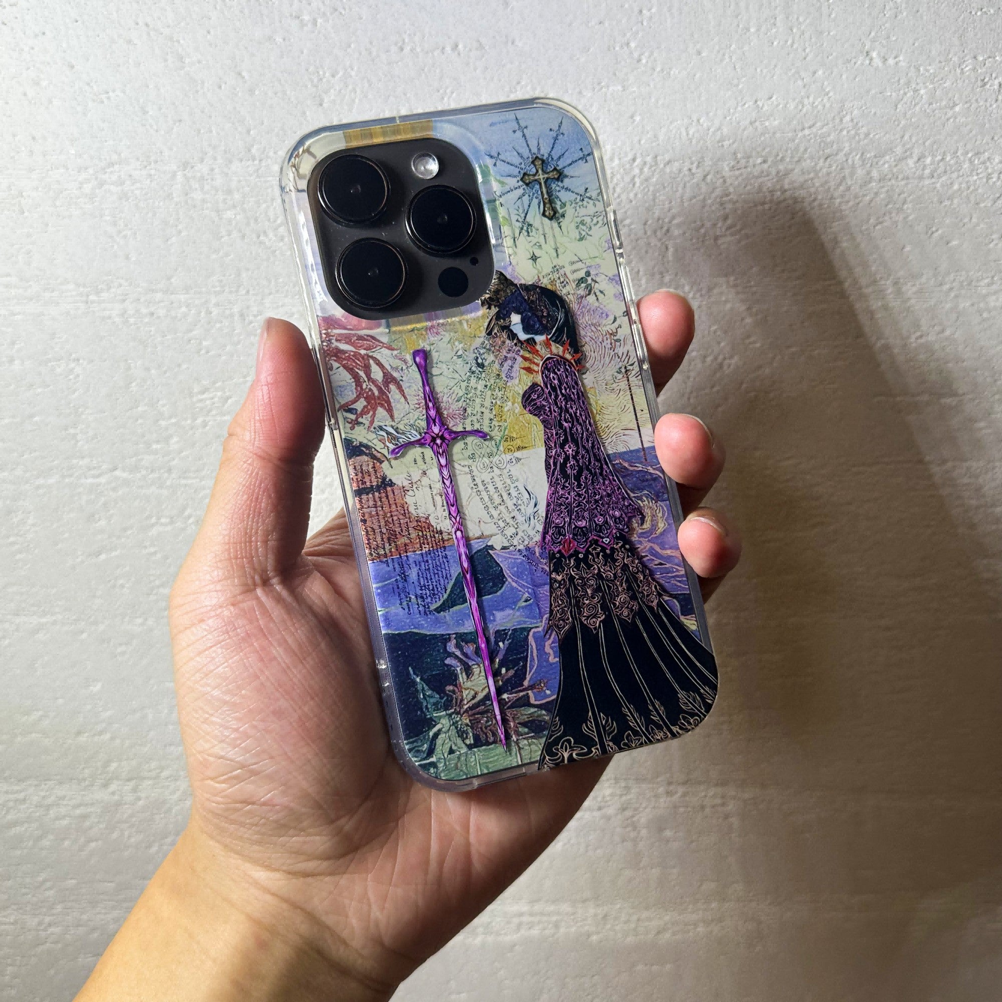 "Story Of Violet " third generation Spliced Phone Case