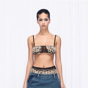 Leopard Print Fur Lingerie