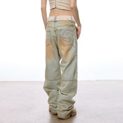 Golden Haze Lambskin Waist Jeans
