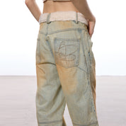 Golden Haze Lambskin Waist Jeans