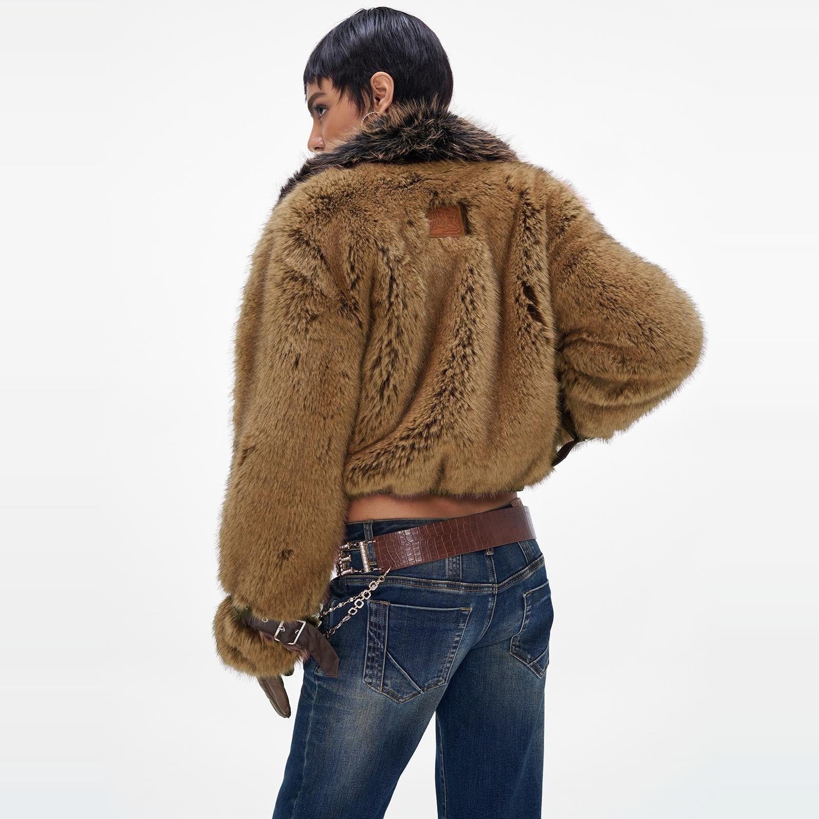 Edge Fur Splice Coat