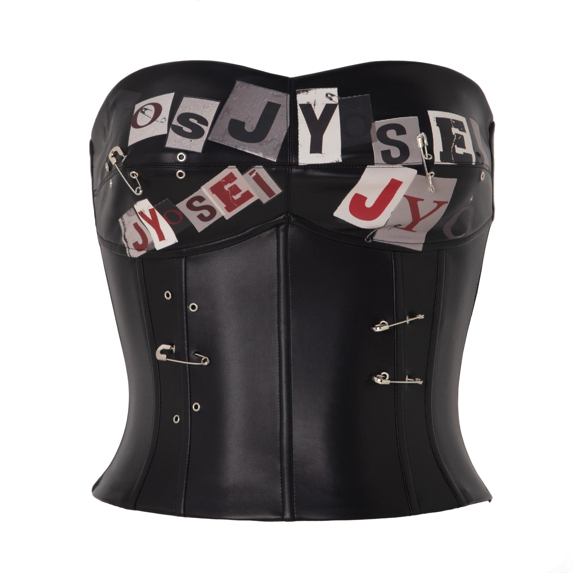 RebelEdge Fishbone Leather Tube Top