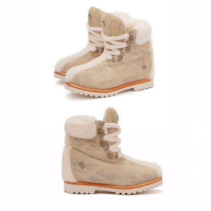 CUSTOM LE LOSANGE Camouflage Snow Boots