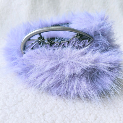 Purple Zunertia Fur Belt