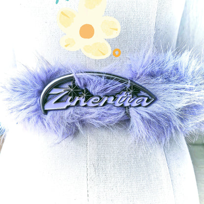 Purple Zunertia Fur Belt