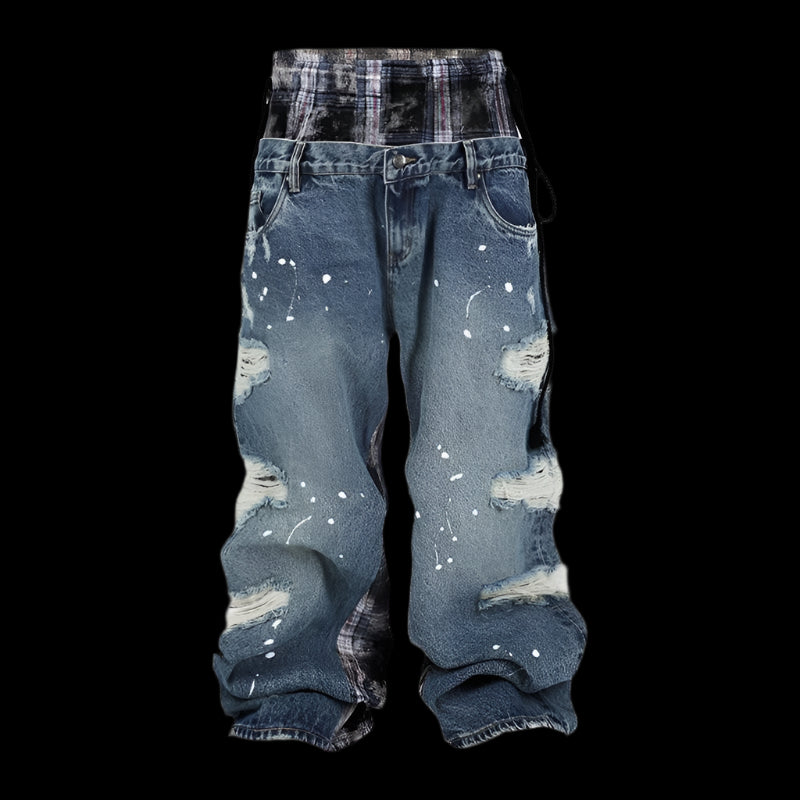 Grunge Urban Canvas Jeans