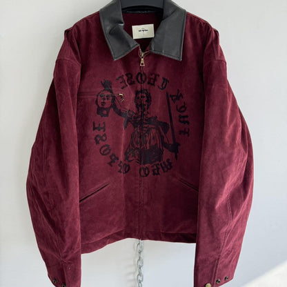 Crimson Justice Moto Jacket – Rebel Authority Edition