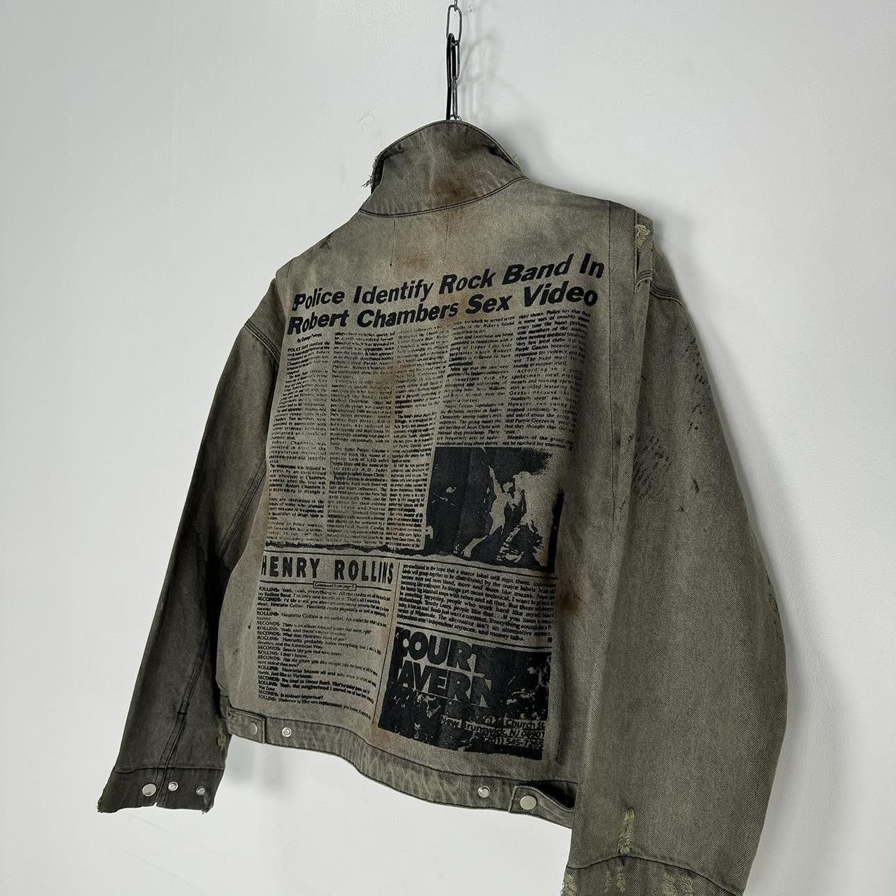 Distressed Press Jacket