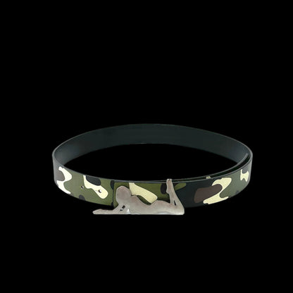 Playboi Camouflage Leather Belt