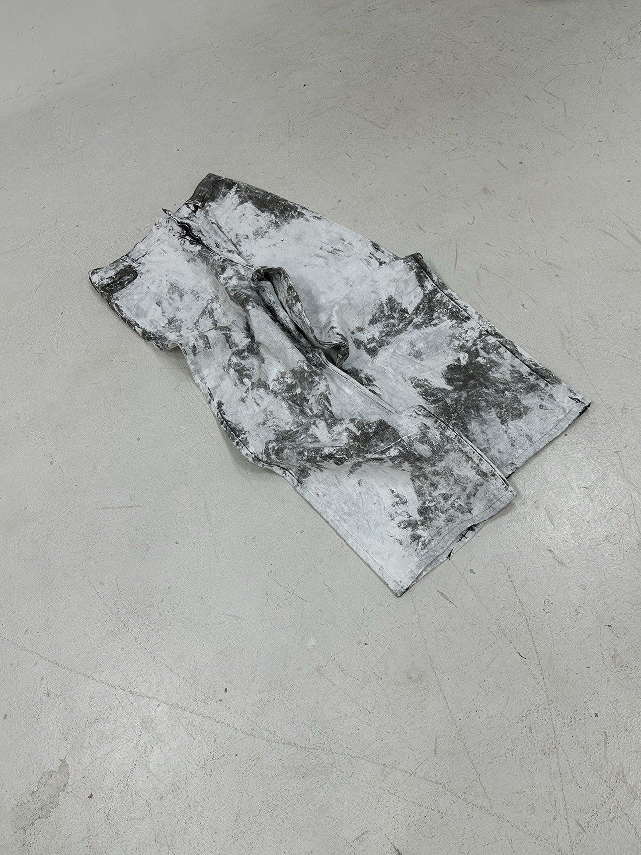 Monochrome Chaos Denim