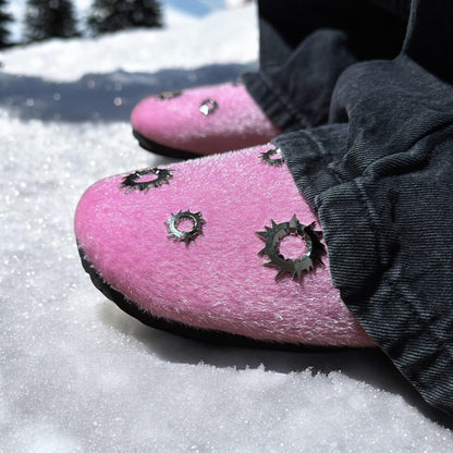 Mohair Steel Bullet Clogs