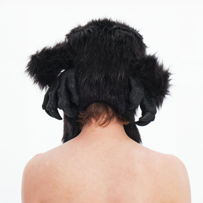 Bone Claw Faux Fur Hat