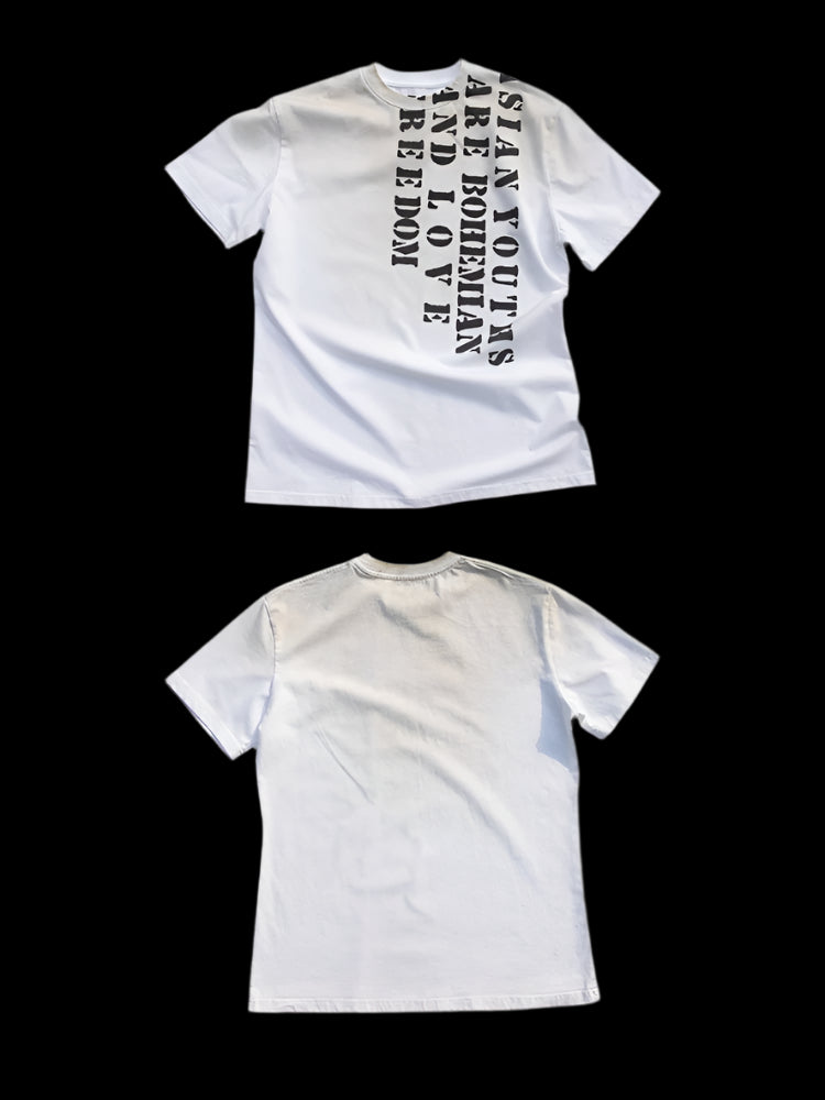 Mud Dye Slogan Shirt