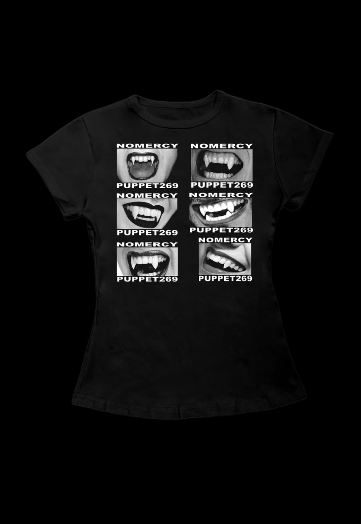 NoMercy Vampire Grin Graphic Tee