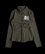 Gothic Long Sleeve Polo Shirt