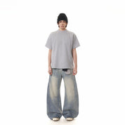 Splicing Thread Short Sleeve Shirt