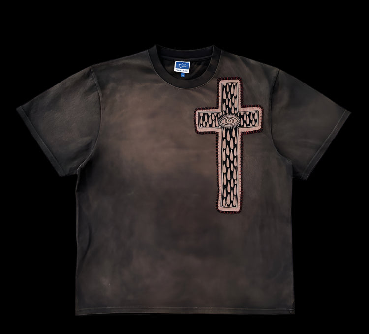 Retro Tattoo Print Shirt