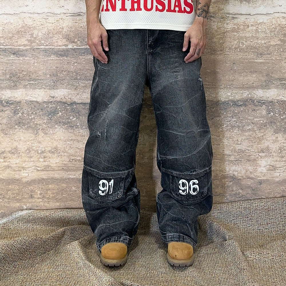 Grunge Era Baggy Denim Jeans