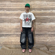 Wrinkle Rush Baggy Denim Jeans