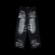 Wrinkle Rush Baggy Denim Jeans