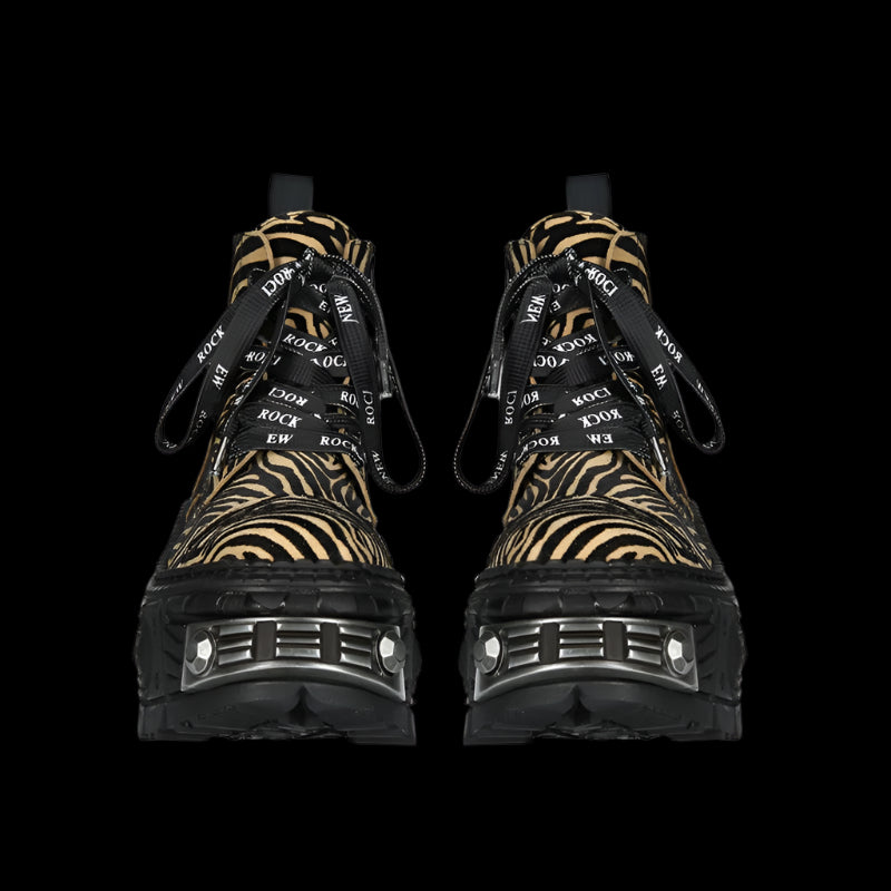 Savage Leopard Print Boots