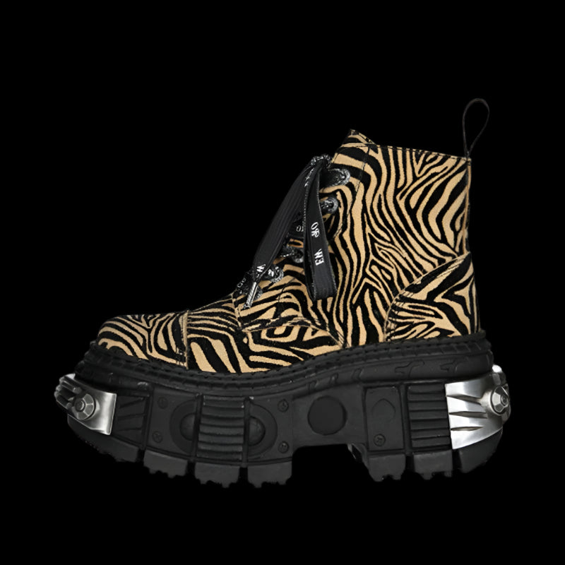 Savage Leopard Print Boots