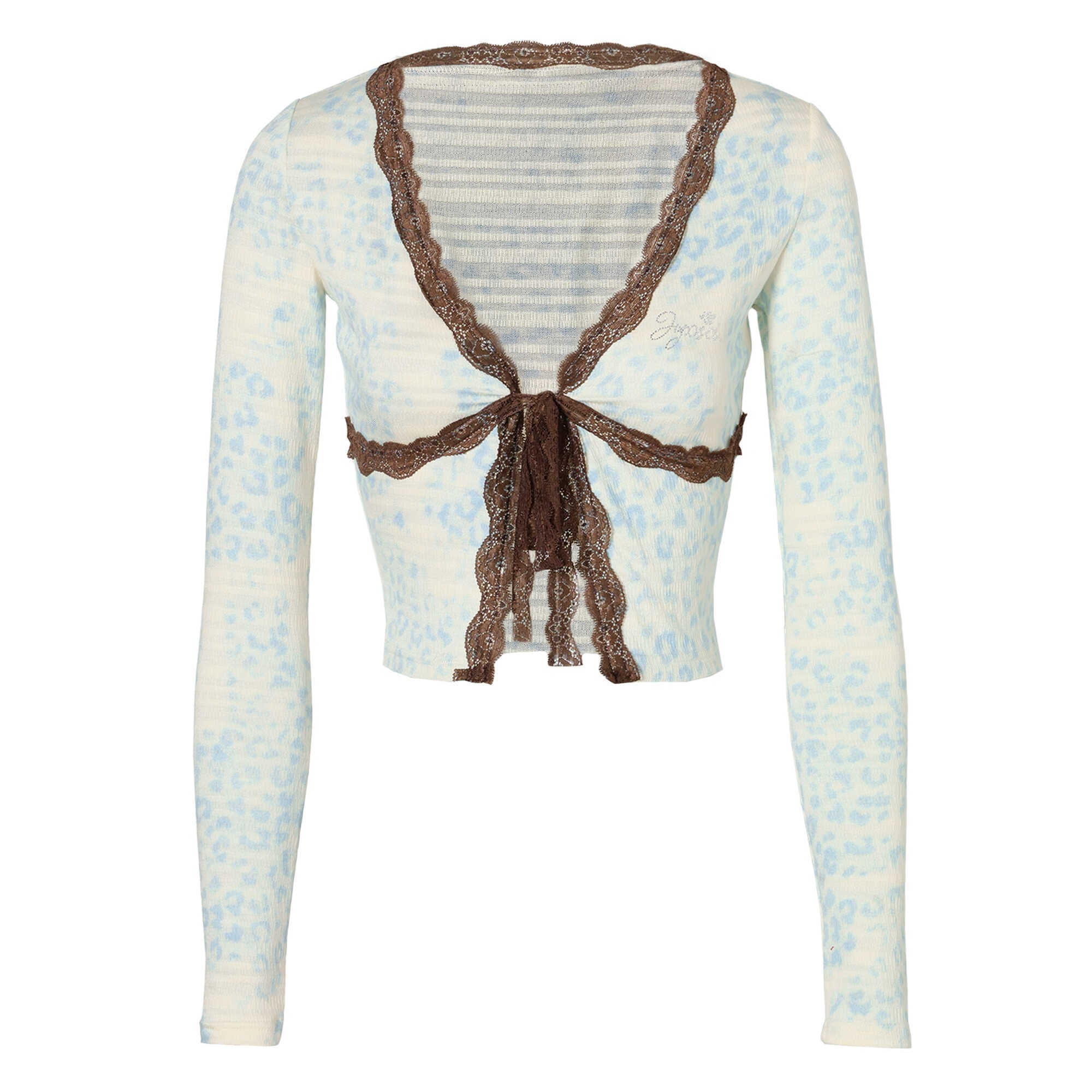 Wild Lace V-Neck Top