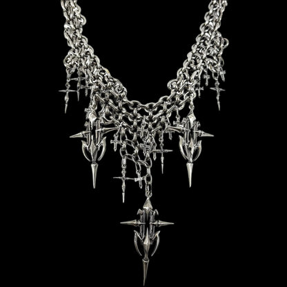 Crucifixion Drip Necklace